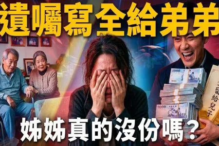 《陽光暖男 蘇家宏律師》【這能告嗎？EP4】遺產拿０元，長女只能認命？遺產全給不回家的弟弟怎麼辦！