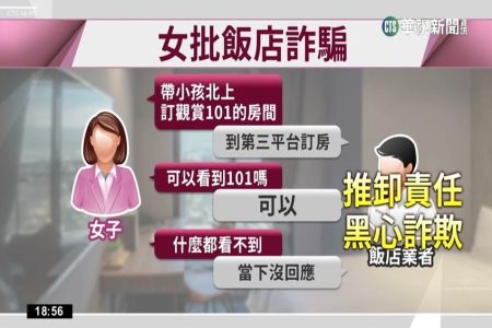 《華視新聞-施宥宏律師》為看101煙火!女花1.3萬住房看嘸 飯店:已退款