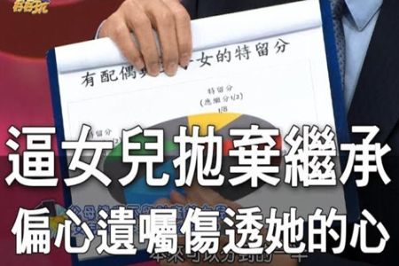 《命運好好玩-蘇家宏律師》逼女兒拋棄繼承 偏心遺囑傷透她的心